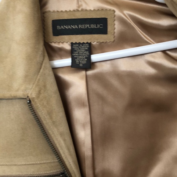 Banana republic tan suede jacket - Picture 4 of 4